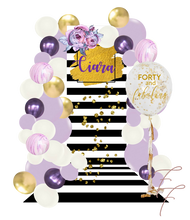 Load image into Gallery viewer, Blanc, Black and Lilac