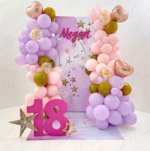 Load image into Gallery viewer, Pink and Purp Hearts and Stars