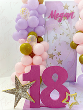 Load image into Gallery viewer, Pink and Purp Hearts and Stars